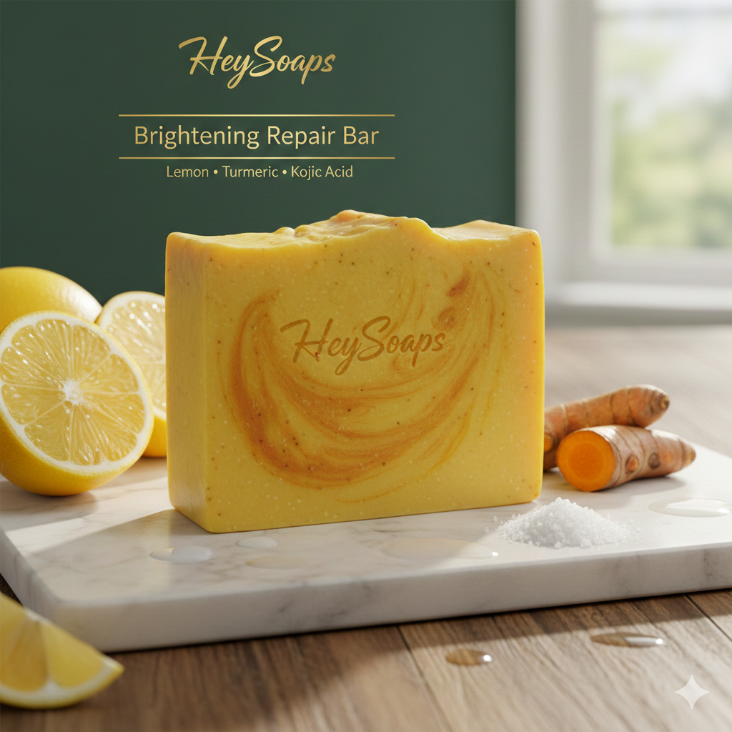 Brightening Repair Bar - Lemon, Turmeric, Kojic Acid
